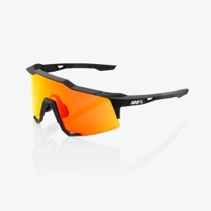100% Speedcraft  Sunglasses Soft Tact Black